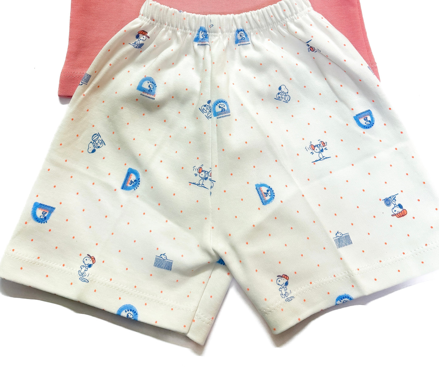 Coral Pink Animal Friends Baby Set β Size M (6β12 Months)