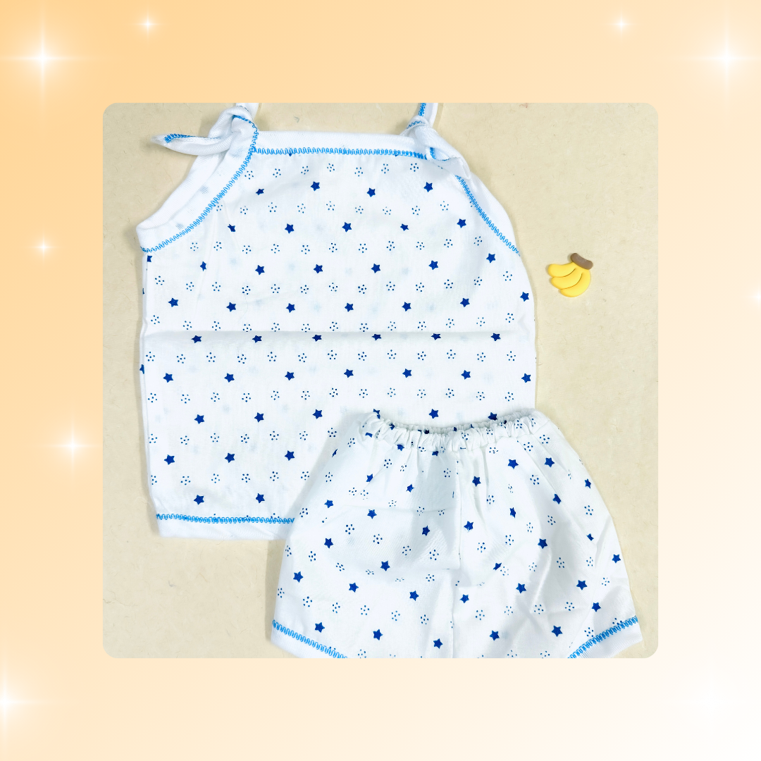 Baby Cotton Jhabla Combo Pack of 6 – 3 Shades (Red, Blue, Green) | Soft & Breathable | Unisex Baby Wear