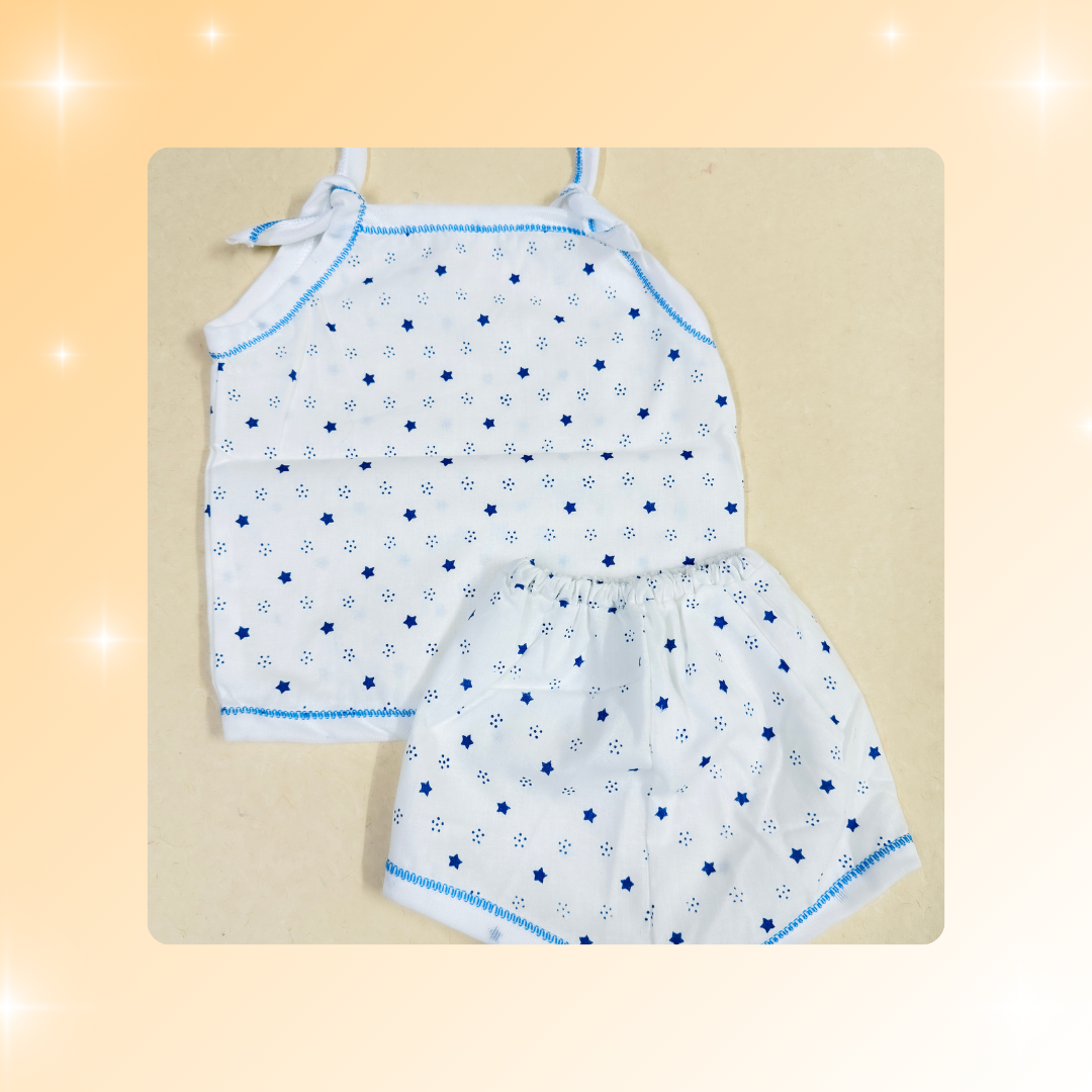 Baby Cotton Jhabla Combo Pack of 6 – 3 Shades (Red, Blue, Green) | Soft & Breathable | Unisex Baby Wear