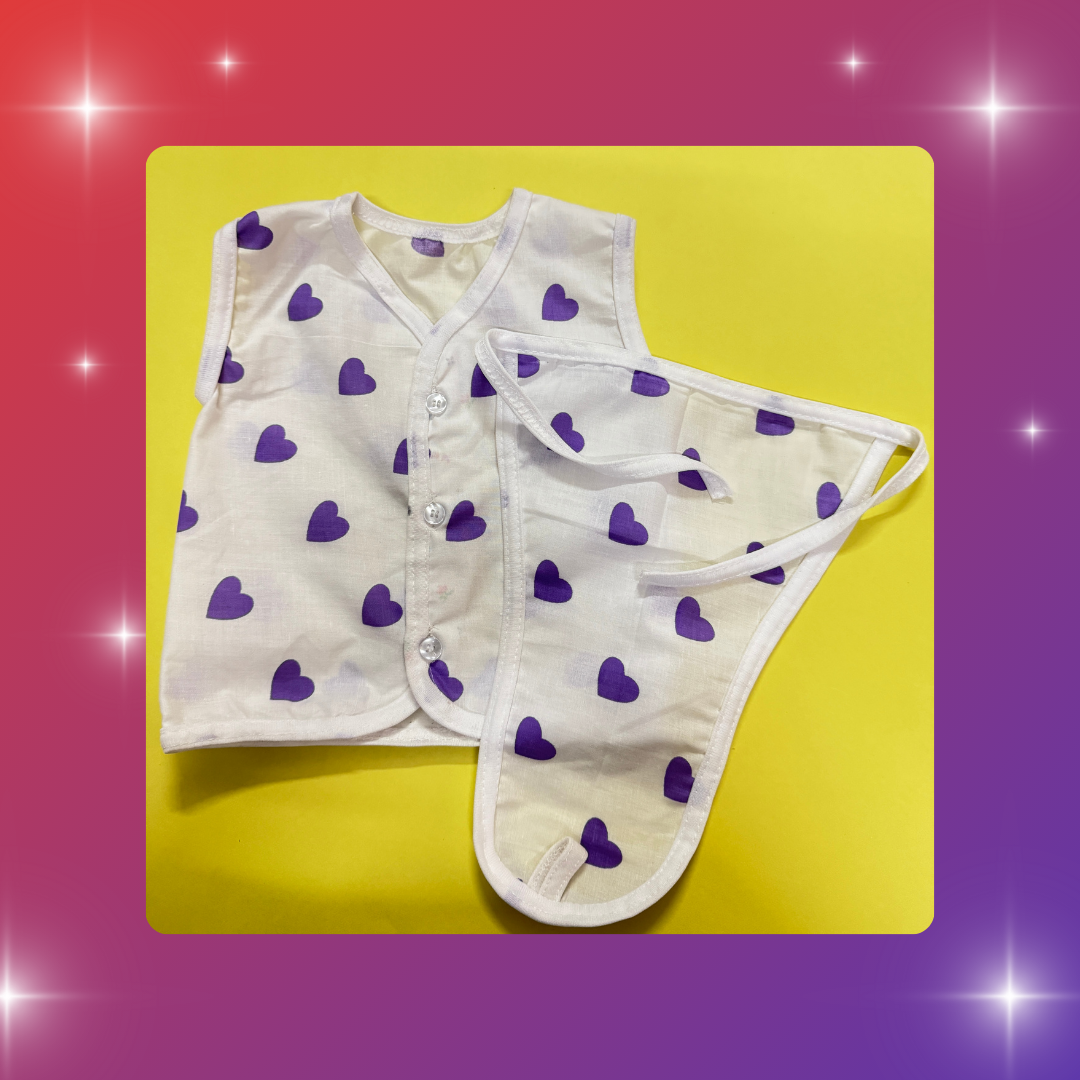 Combo Pack of 6 - Soft Cotton Reusable Baby Nappies with Cute Prints