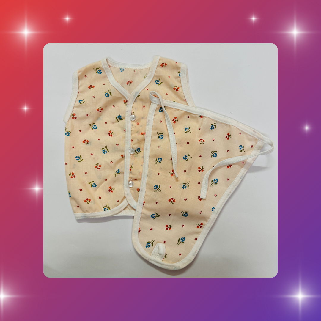 Combo Pack of 6 - Soft Cotton Reusable Baby Nappies with Cute Prints