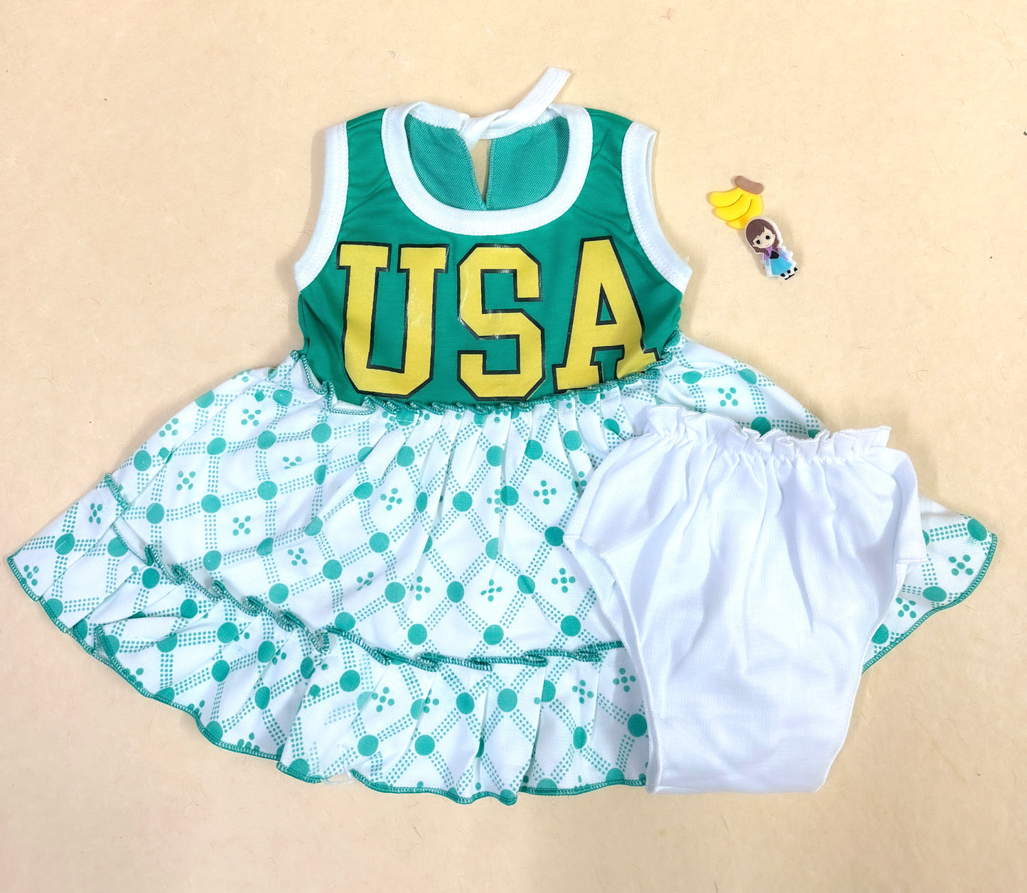 Baby Girl Sleeveless Dress Set