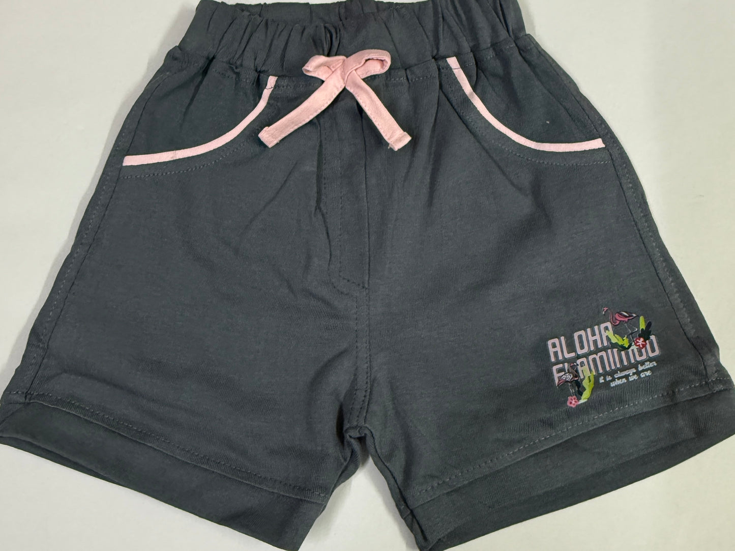 Pink Flamingo Baby Girl Summer Set – Size S (3–6 Months)