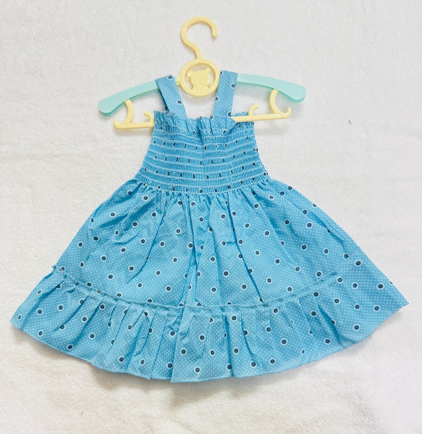 Cotton Sleeveless Summer Frock for Newborn
