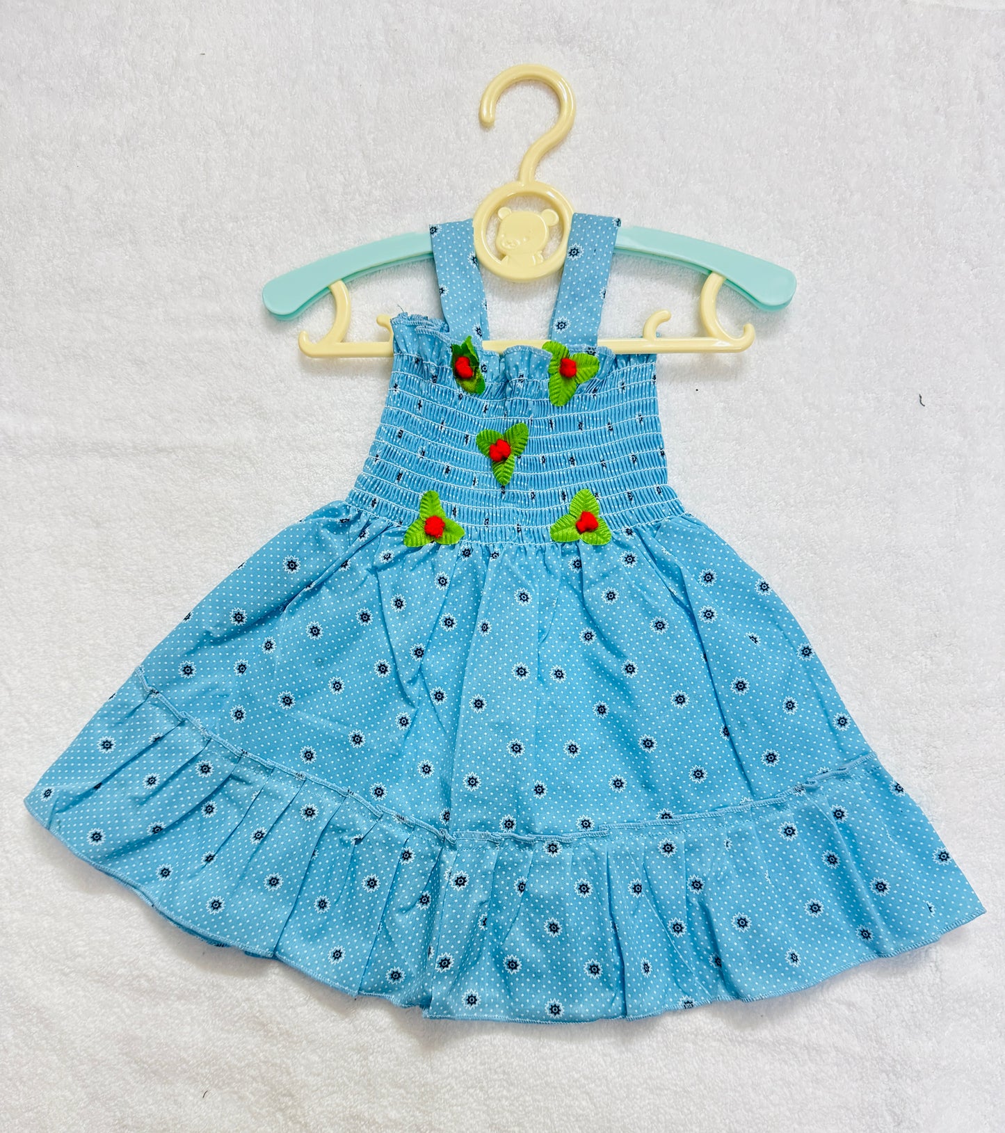 Cotton Sleeveless Summer Frock for Newborn