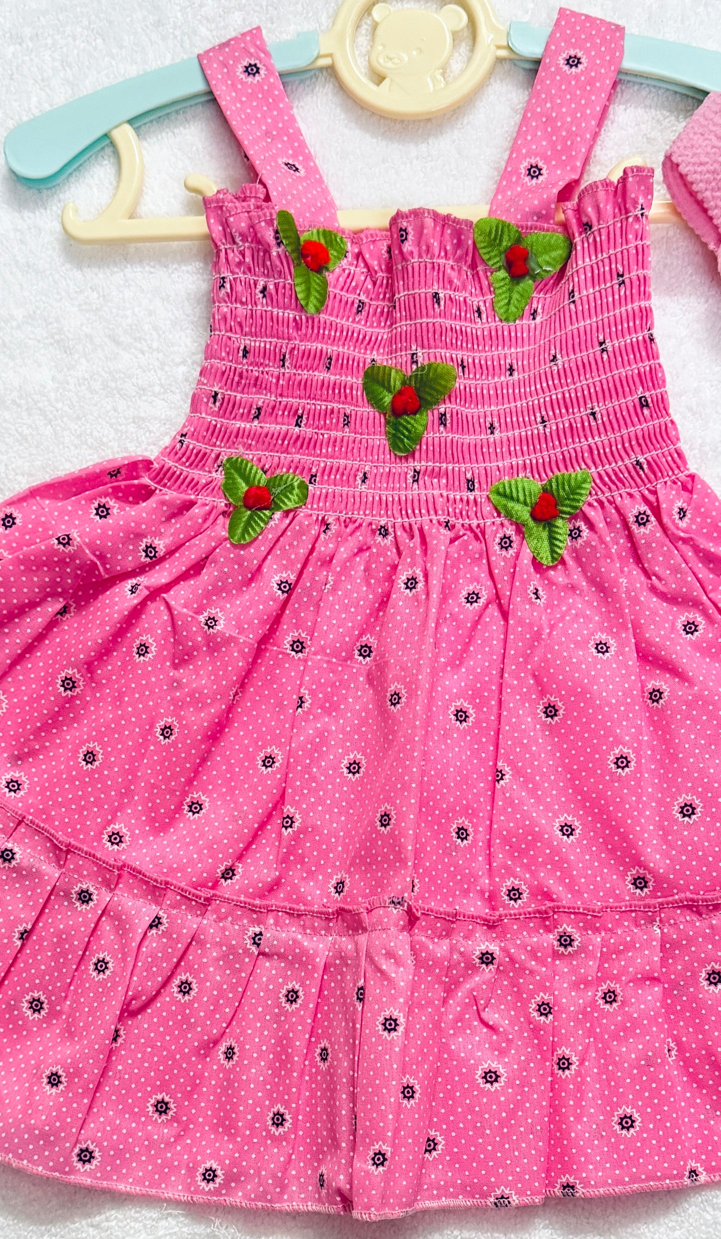 Cotton Sleeveless Summer Frock for Newborn
