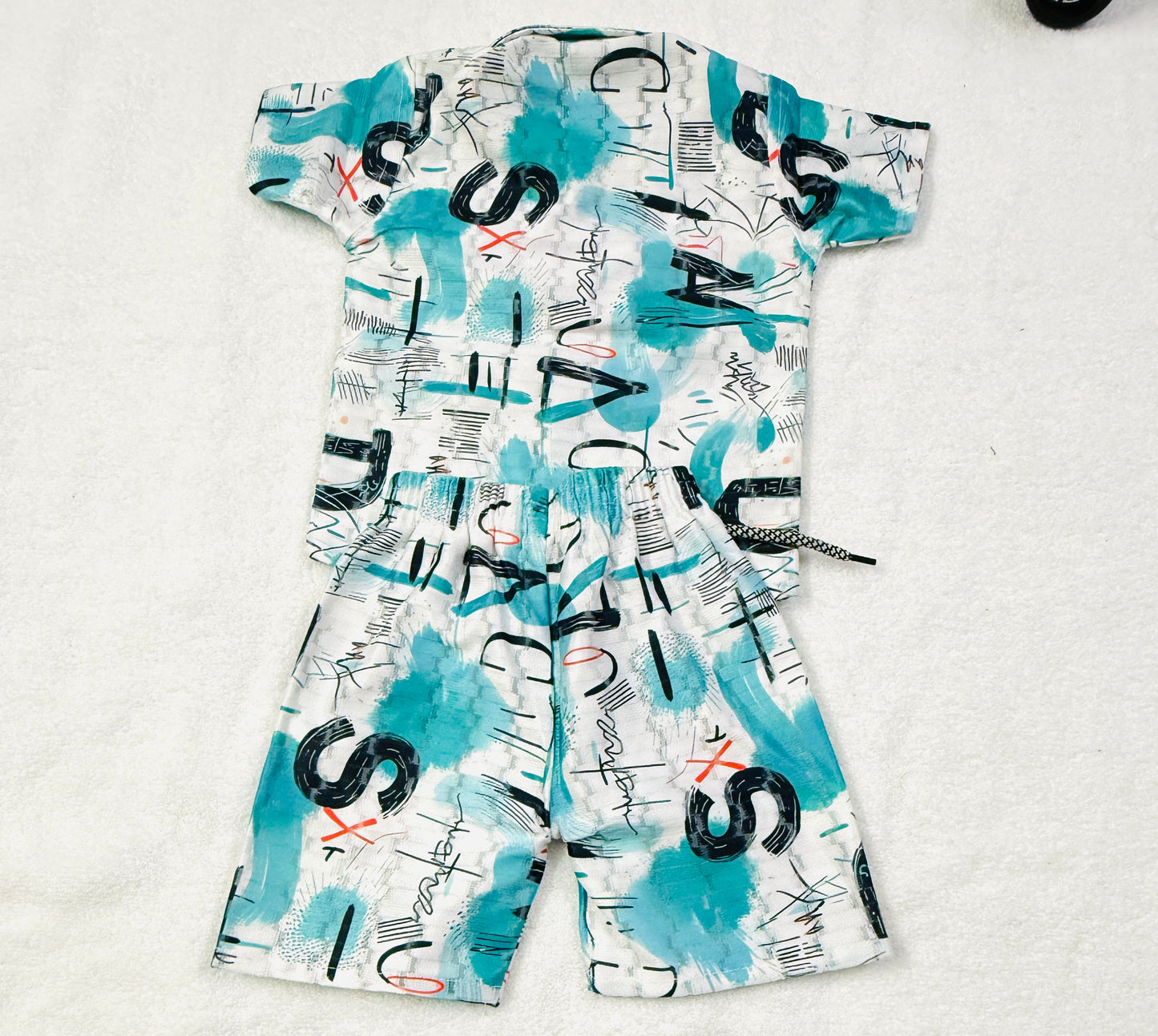 Baby Co-ord Set with Shirt & Shorts – 6 to 12 Months