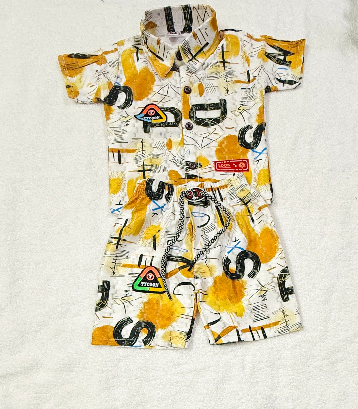 Baby Co-ord Set with Shirt & Shorts – 6 to 12 Months