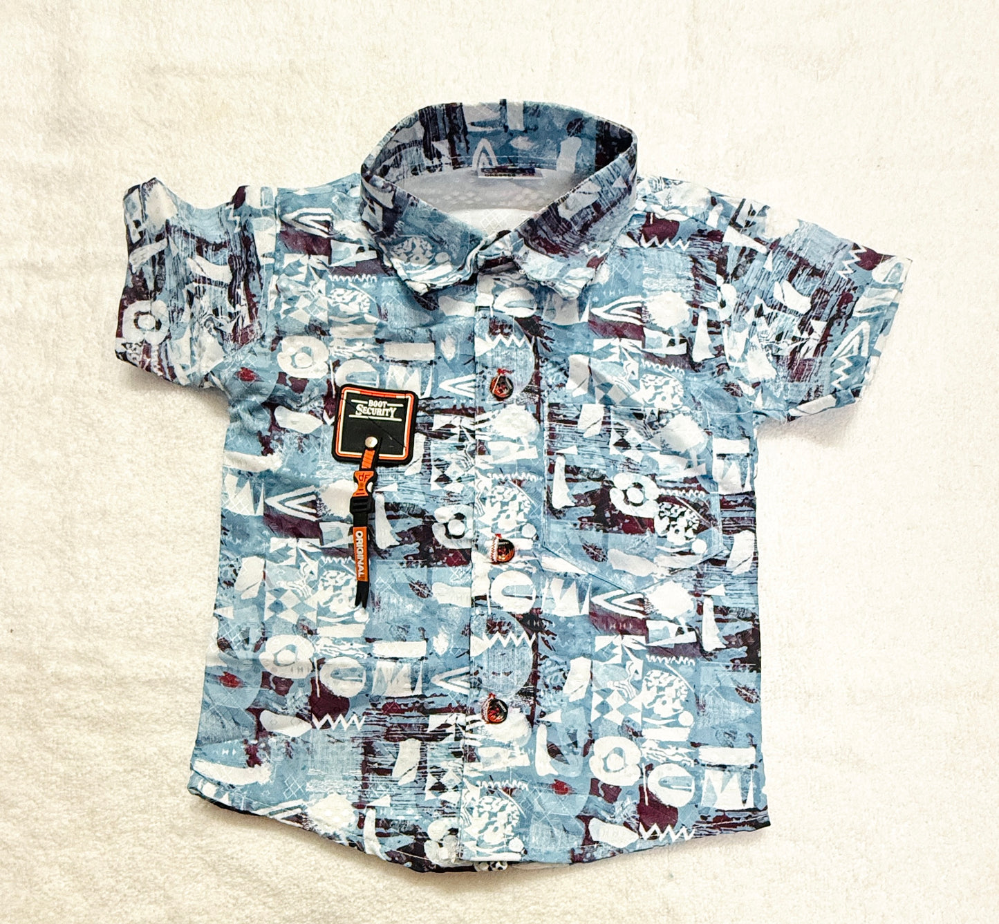 "Boys' Casual Shirt & Shorts Set