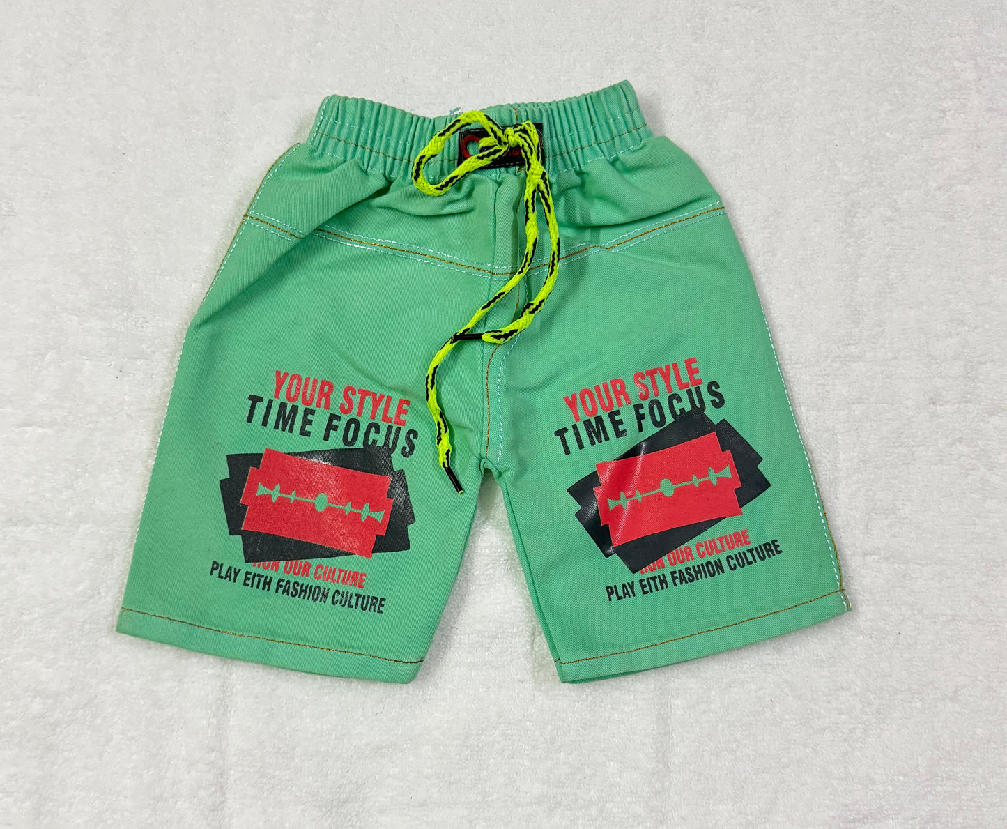 "Boys' Casual Shirt & Shorts Set