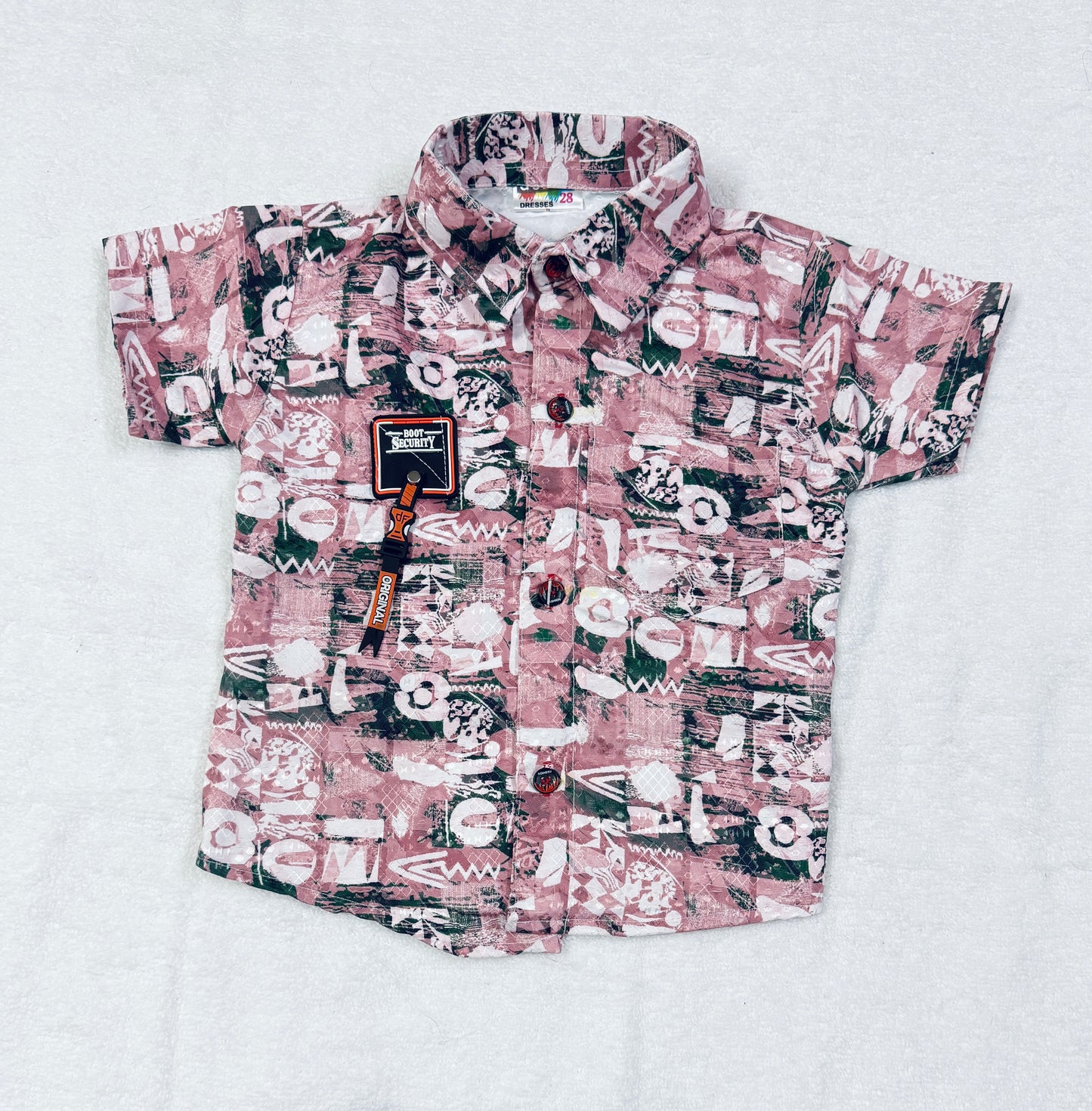 "Boys' Casual Shirt & Shorts Set