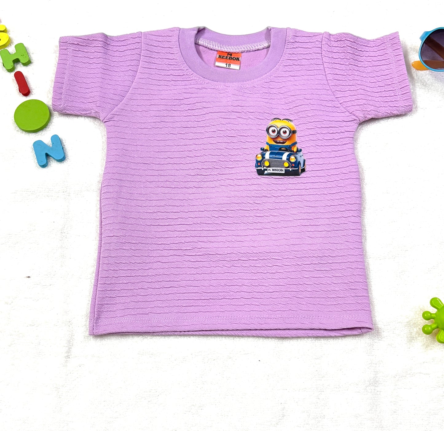 Boys/Girls Summer T-Shirt Minnion print & Shorts Set