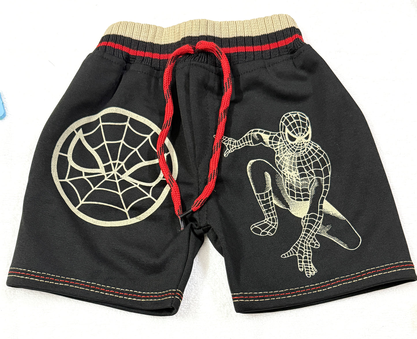 Baby Boy 2-Piece Set – Space Adventure Tee & Spiderman Shorts