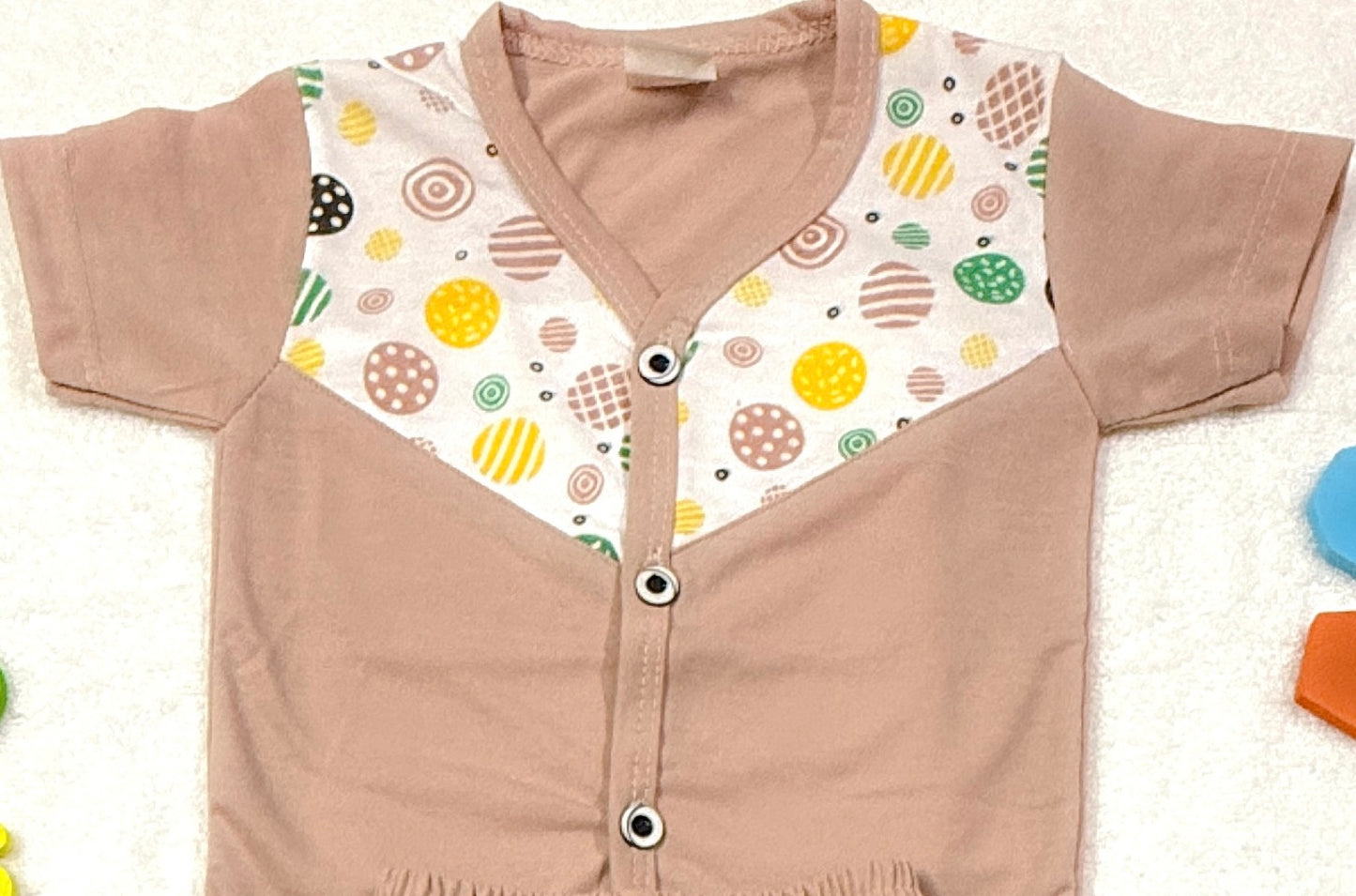 NewBorns Printed Button-Front Shirt & Shorts Set - Summer Wear