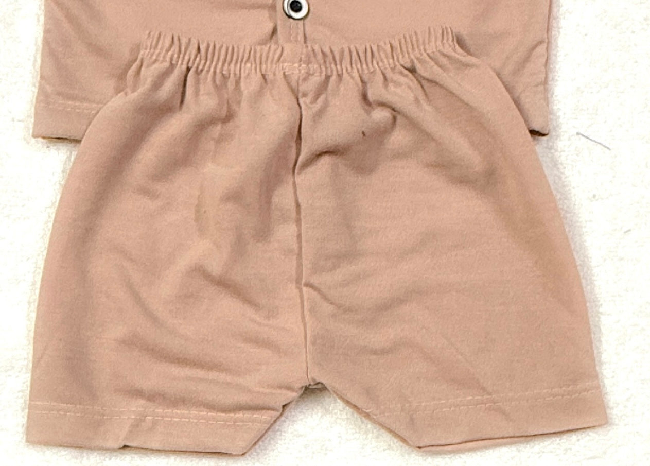 NewBorns Printed Button-Front Shirt & Shorts Set - Summer Wear