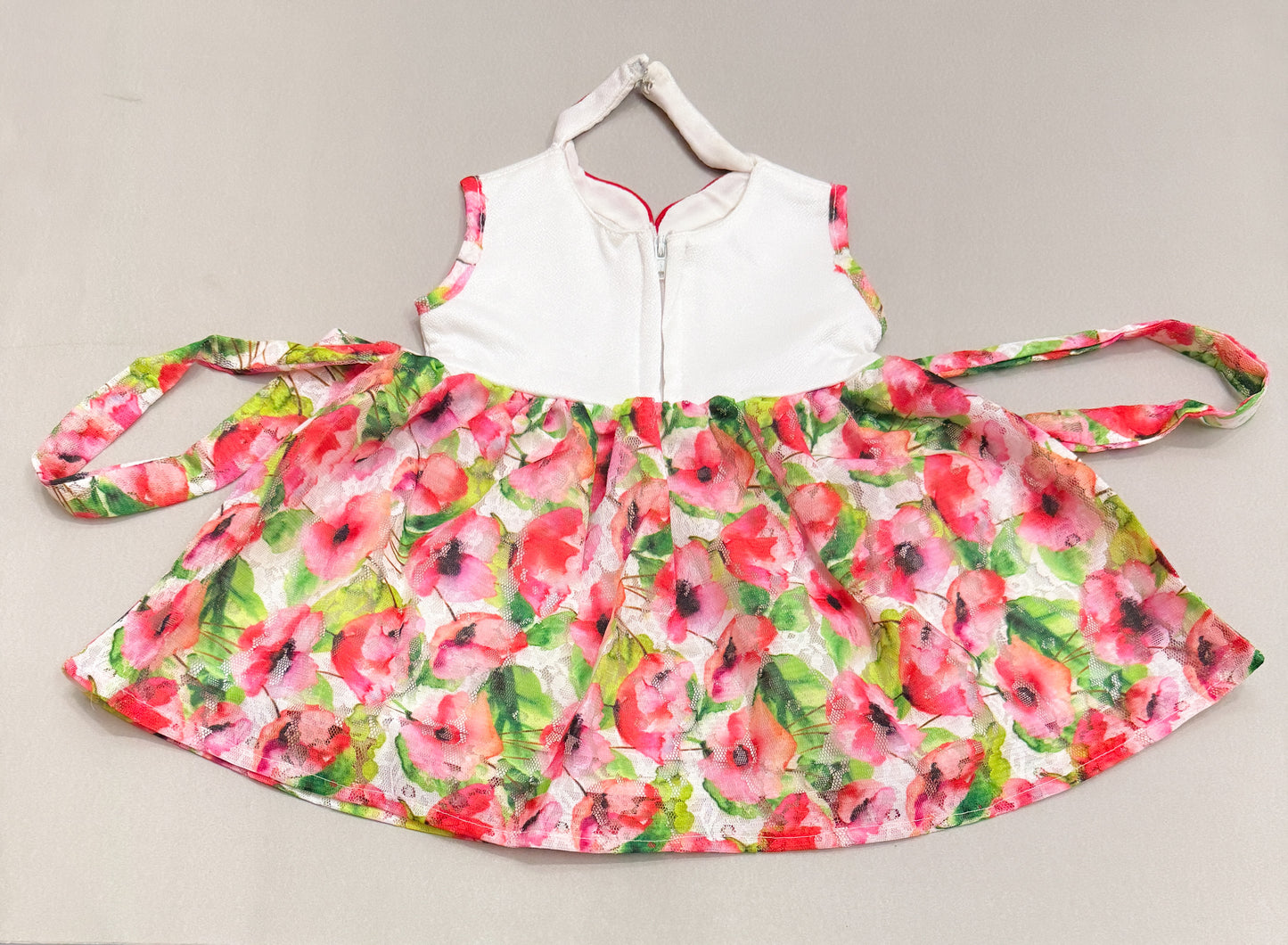 MINIHUG- Elegant Floral Baby Girl Dress