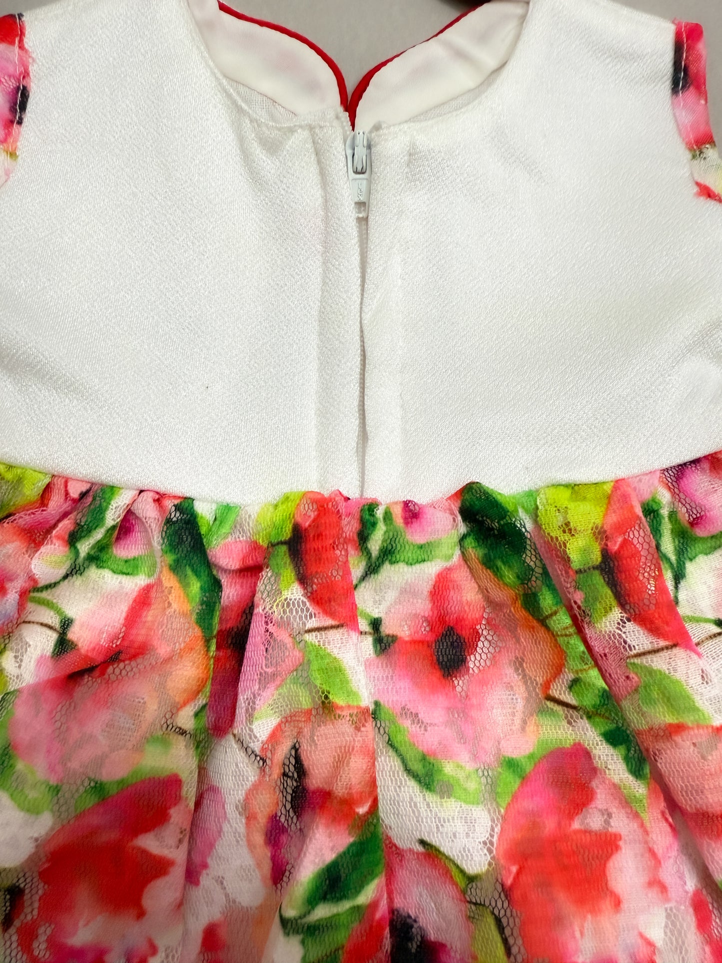 MINIHUG- Elegant Floral Baby Girl Dress